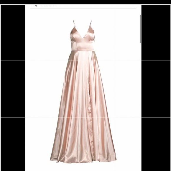 Pearl/Blush Faviana Gown from Saks - Picture 2 of 10